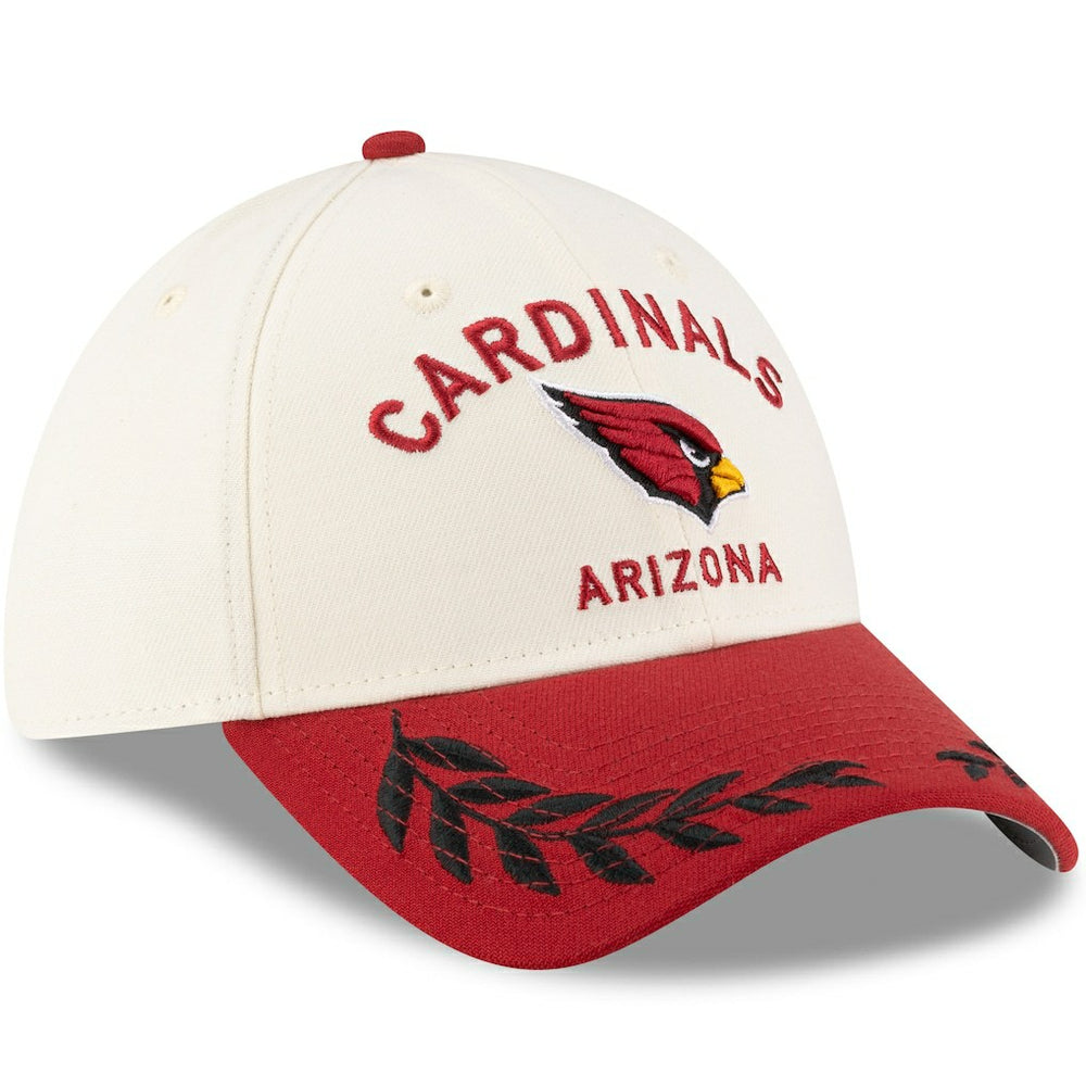 Arizona Cardinals New Era 2025 NFL Draft 39THIRTY Flex Hat Cream/Cardinal