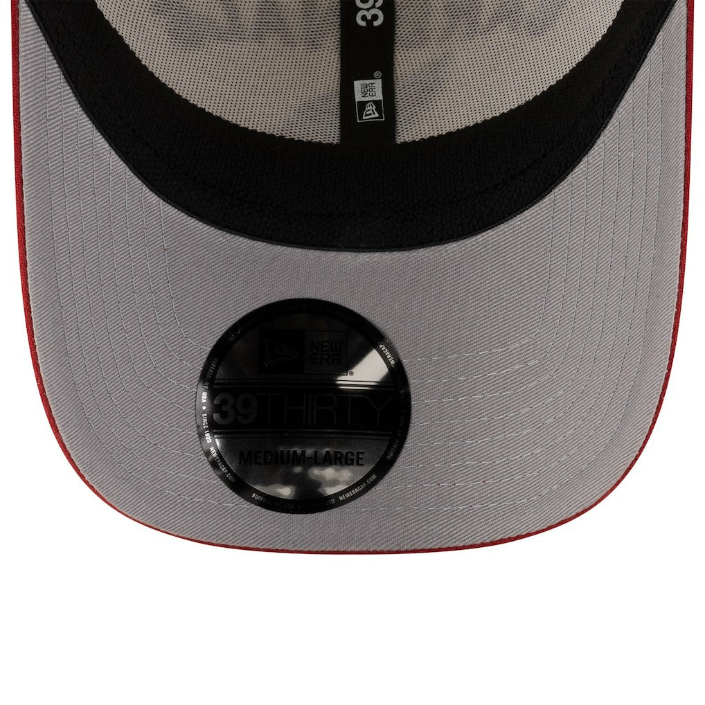 Arizona Cardinals New Era 2025 NFL Draft 39THIRTY Flex Hat Cream/Cardinal