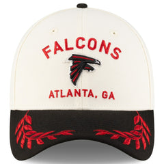 Atlanta Falcons New Era 2025 NFL Draft 39THIRTY Flex Hat Cream/Black