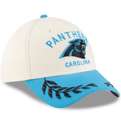 Carolina Panthers New Era 2025 NFL Draft 39THIRTY Flex Hat Cream/Blue