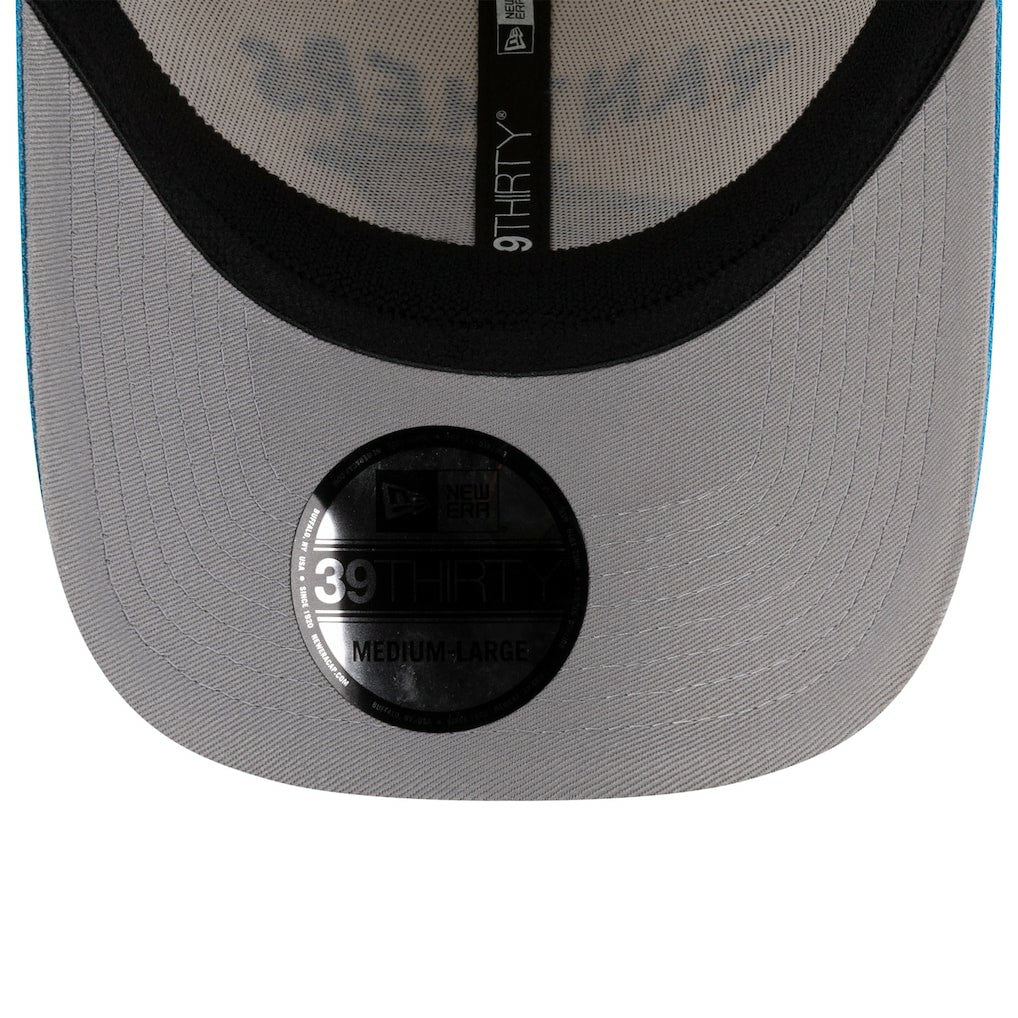 Carolina Panthers New Era 2025 NFL Draft 39THIRTY Flex Hat Cream/Blue