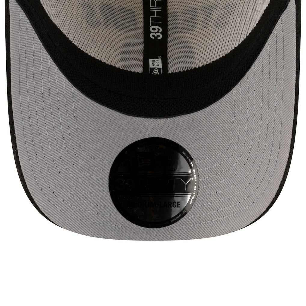 Pittsburgh Steelers New Era 2025 NFL Draft 39THIRTY Flex Hat Cream/Black