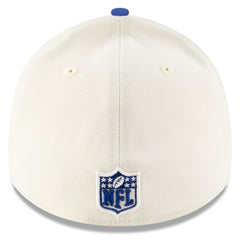 New York Giants New Era 2025 NFL Draft 39THIRTY Flex Hat Cream/Royal