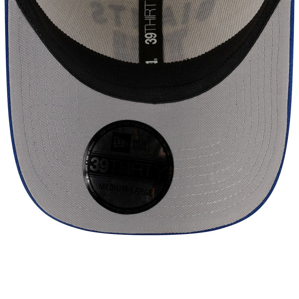 New York Giants New Era 2025 NFL Draft 39THIRTY Flex Hat Cream/Royal
