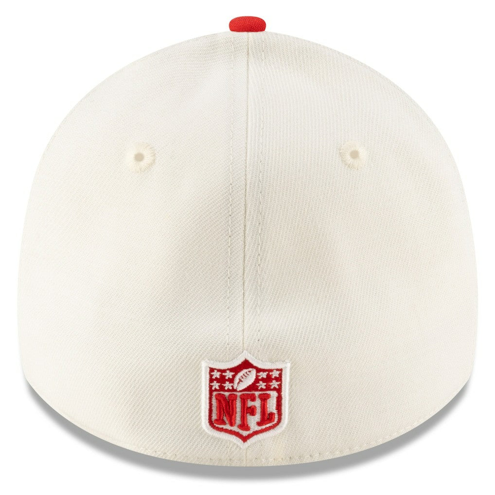 Kansas City Chiefs New Era 2025 NFL Draft 39THIRTY Flex Hat Cream/Red
