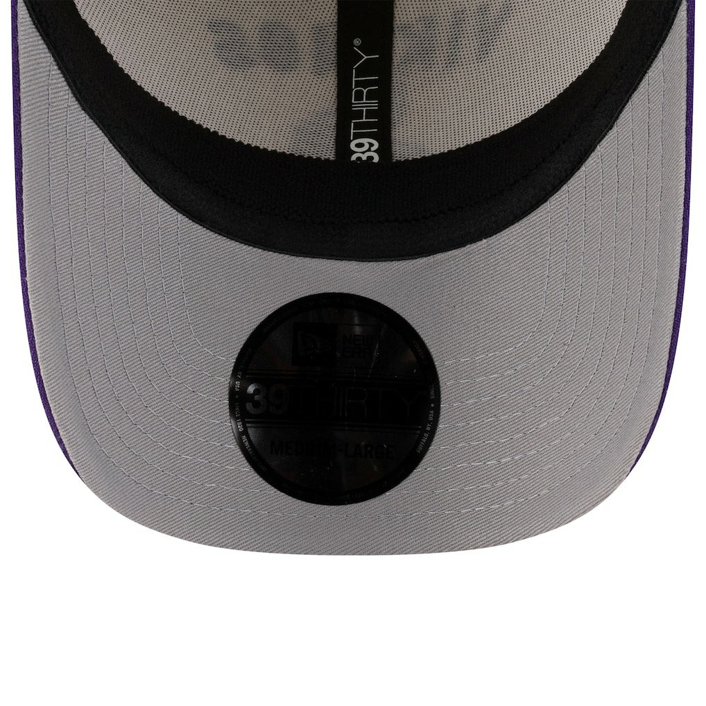 Minnesota Vikings New Era 2025 NFL Draft 39THIRTY Flex Hat Cream/Purple