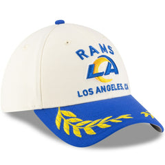 Los Angeles Rams New Era 2025 NFL Draft 39THIRTY Flex Hat Cream/Royal