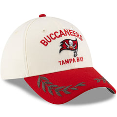 Tampa Bay Buccaneers New Era 2025 NFL Draft 39THIRTY Flex Hat Cream/Red