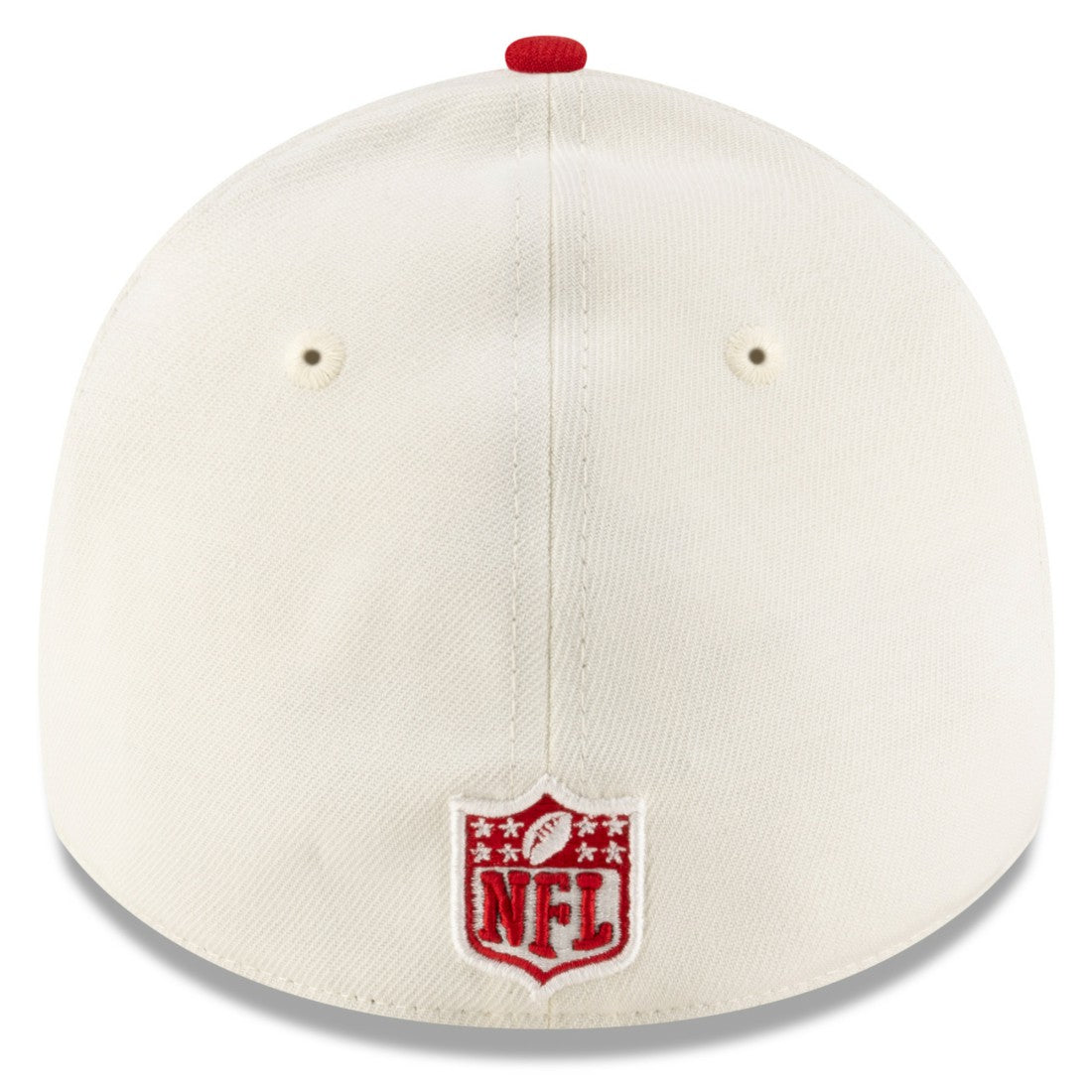 Tampa Bay Buccaneers New Era 2025 NFL Draft 39THIRTY Flex Hat Cream/Red