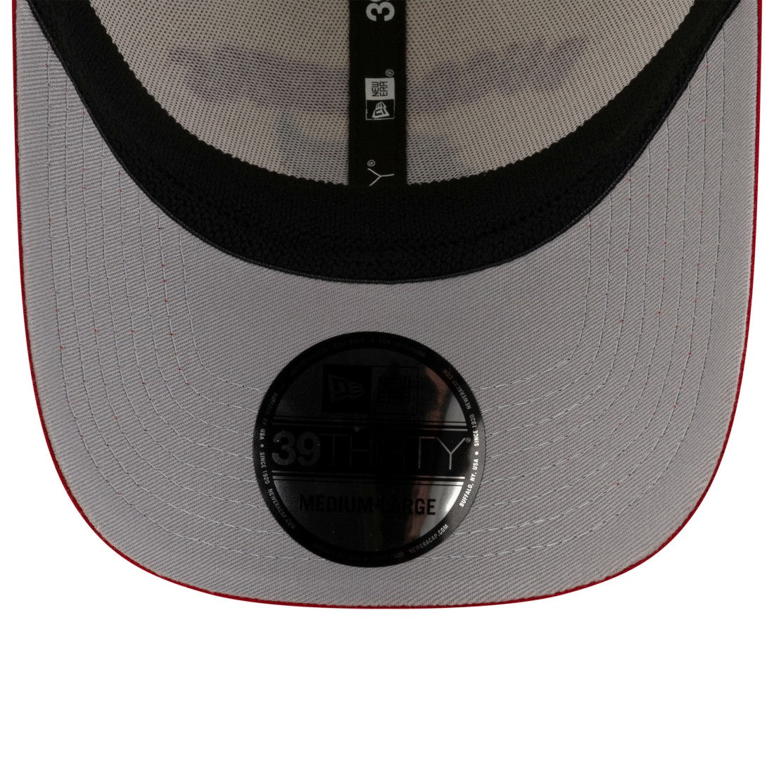 Tampa Bay Buccaneers New Era 2025 NFL Draft 39THIRTY Flex Hat Cream/Red