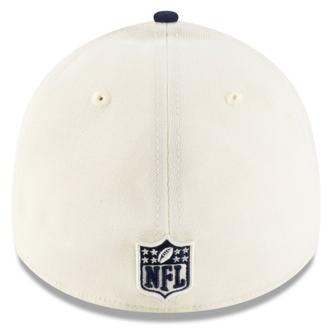 Tennessee Titans New Era 2025 NFL Draft 39THIRTY Flex Hat Cream/Navy