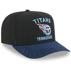 Tennessee Titans New Era Youth 2025 NFL Draft A-Frame 9FIFTY Snapback Hat Black/Navy