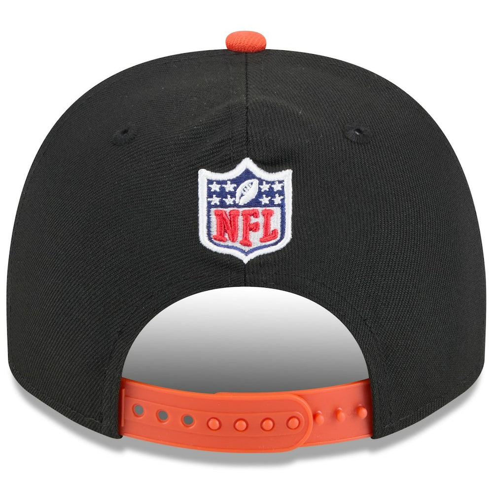 Cincinnati Bengals New Era Youth 2025 NFL Draft A-Frame 9FIFTY Snapback Hat Black/Orange