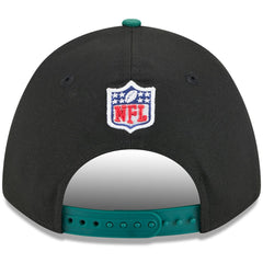 New York Jets New Era Youth 2025 NFL Draft 9FORTY A-Frame M-Crown Adjustable Hat Black/Green