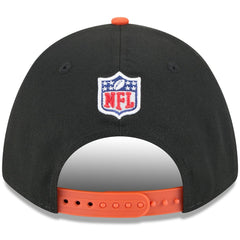 Cincinnati Bengals New Era Youth 2025 NFL Draft 9FORTY A-Frame M-Crown Adjustable Hat Black/Orange