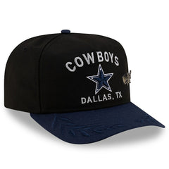 Dallas Cowboys New Era 2025 NFL Draft On Stage A-Frame 59FIFTY Fitted Hat Black/Navy
