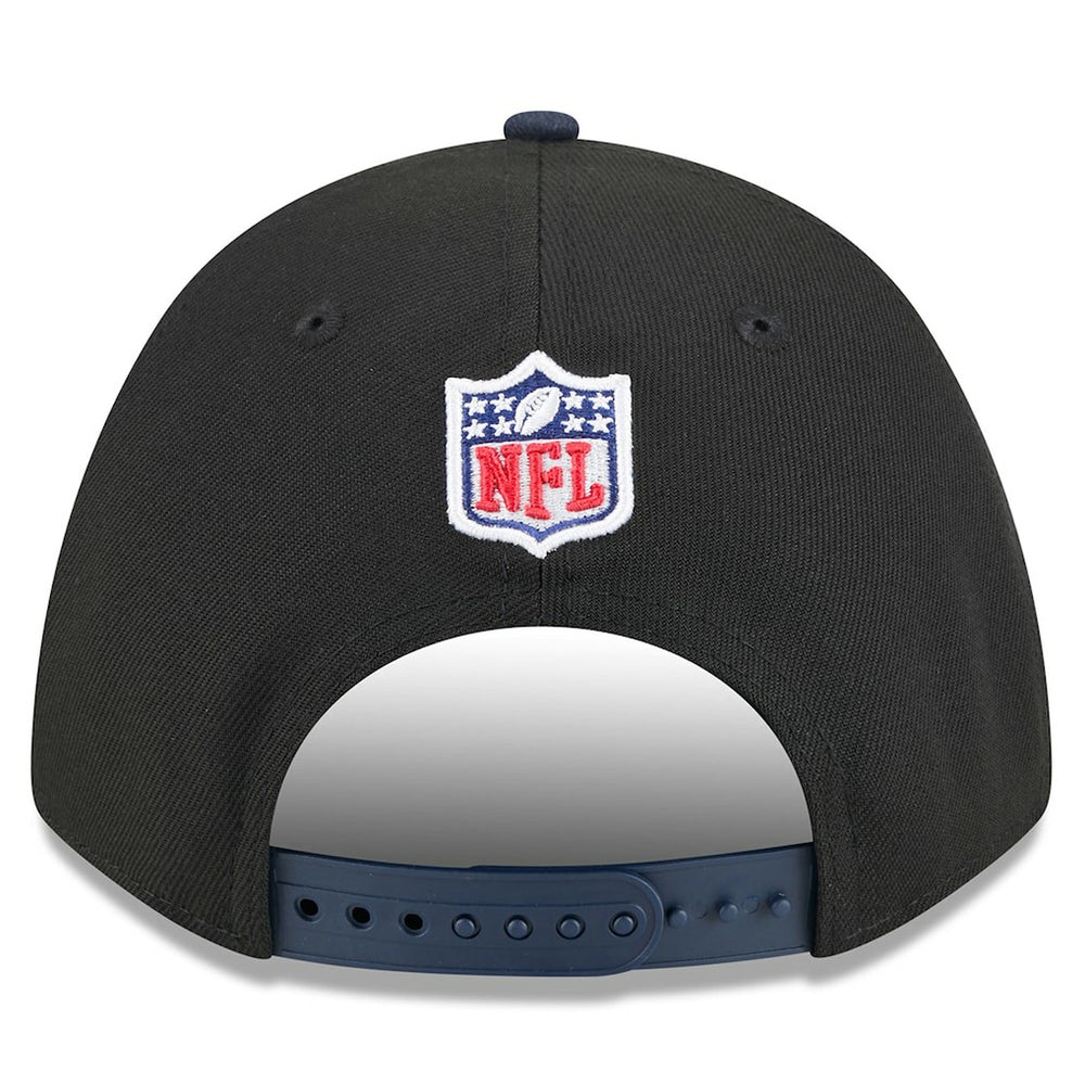 Dallas Cowboys New Era 2025 NFL Draft 9FORTY A-Frame M-Crown Adjustable Hat Black/Navy