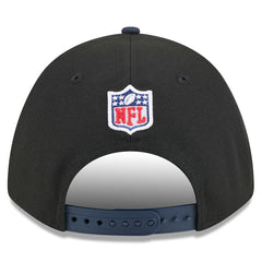 Dallas Cowboys New Era 2025 NFL Draft 9FORTY A-Frame M-Crown Adjustable Hat Black/Navy