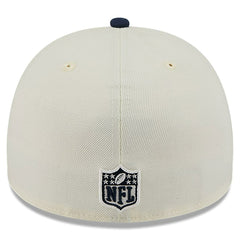 Dallas Cowboys New Era 2025 NFL Draft A-Frame 59FIFTY Fitted Hat Cream/Navy
