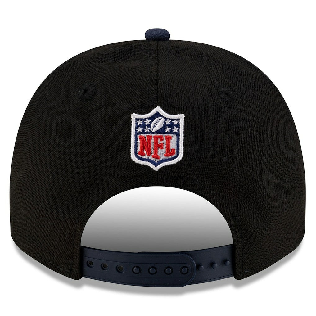 Dallas Cowboys New Era Youth 2025 NFL Draft A-Frame 9FIFTY Snapback Hat Black/Navy