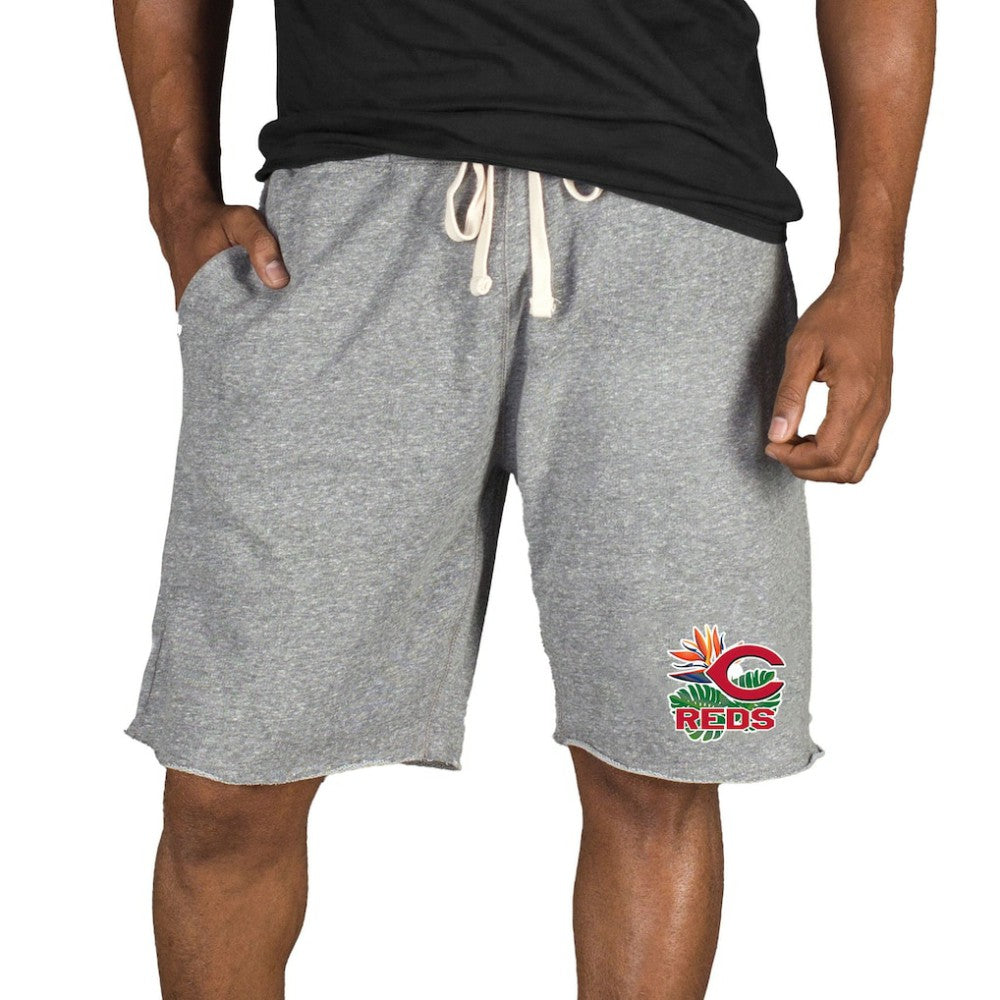 Cincinnati Reds Concepts Sport Mainstream Tri-Blend Shorts - Gray Shorts