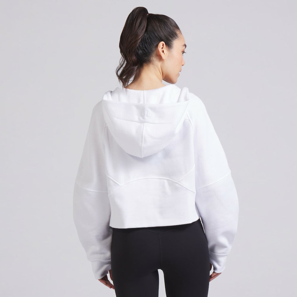 NHL Vancouver Canucks lululemon Women's Scuba Oversized Half-Zip Hoodie - White