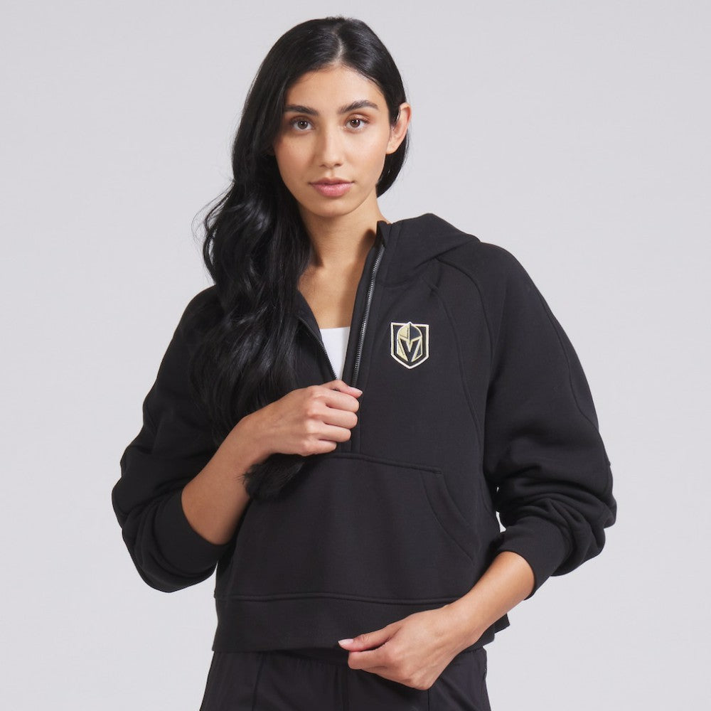 NHL Vegas Golden Knights lululemon Women's Scuba Oversized Half-Zip Hoodie - Black