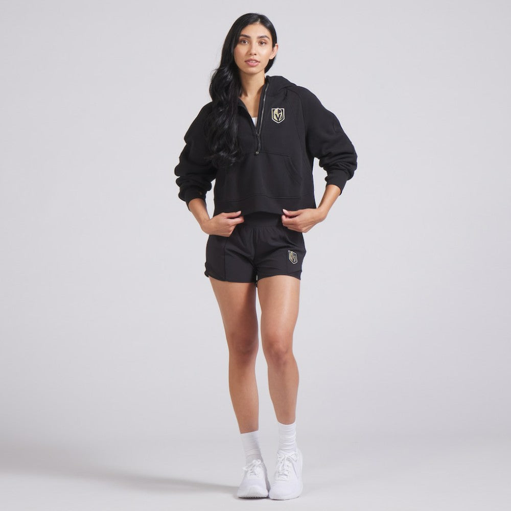 NHL Vegas Golden Knights lululemon Women's Scuba Oversized Half-Zip Hoodie - Black