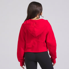 NHL New York Rangers lululemon Women's Scuba Oversized Half-Zip Hoodie - True Red