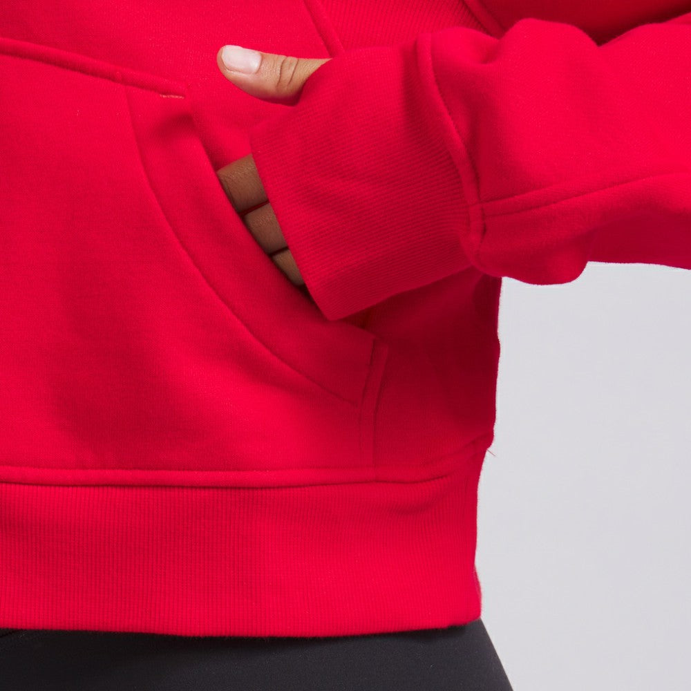 NHL New York Rangers lululemon Women's Scuba Oversized Half-Zip Hoodie - True Red