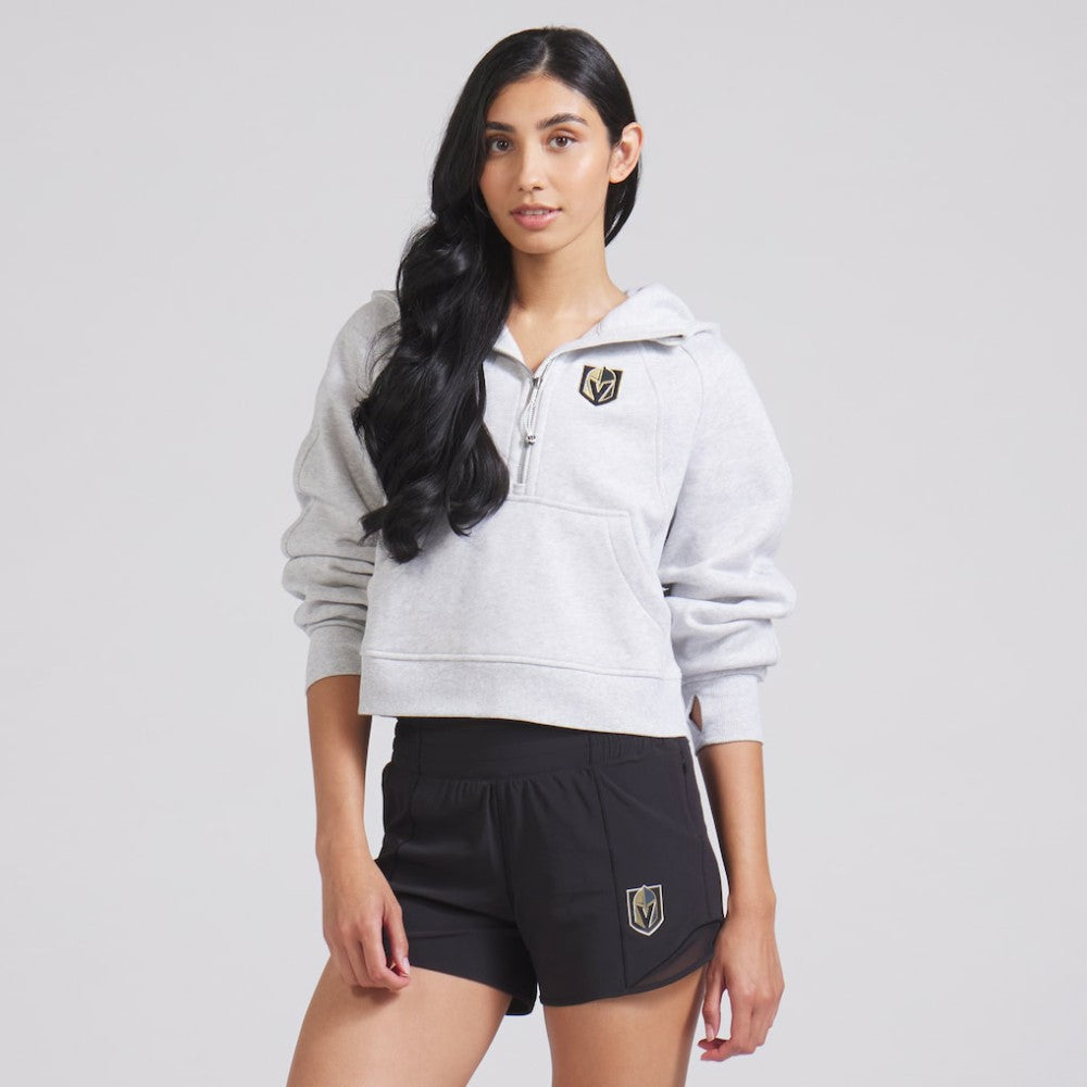 NHL Vegas Golden Knights lululemon Women's Scuba Oversized Half-Zip Hoodie - Heathered Core Ultra Light Grey