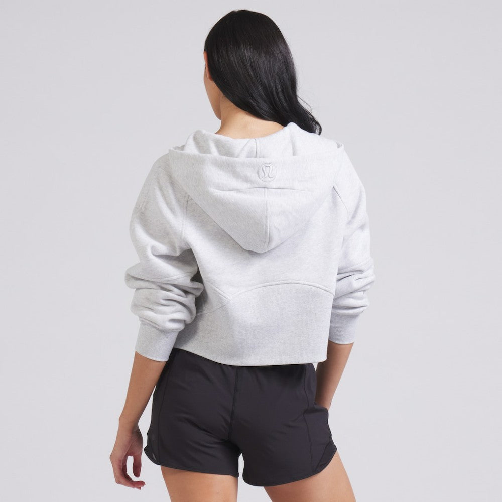 NHL Vegas Golden Knights lululemon Women's Scuba Oversized Half-Zip Hoodie - Heathered Core Ultra Light Grey