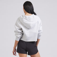 NHL Vegas Golden Knights lululemon Women's Scuba Oversized Half-Zip Hoodie - Heathered Core Ultra Light Grey