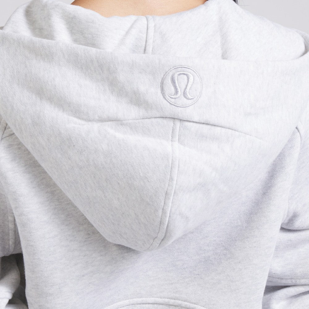 NHL Vegas Golden Knights lululemon Women's Scuba Oversized Half-Zip Hoodie - Heathered Core Ultra Light Grey