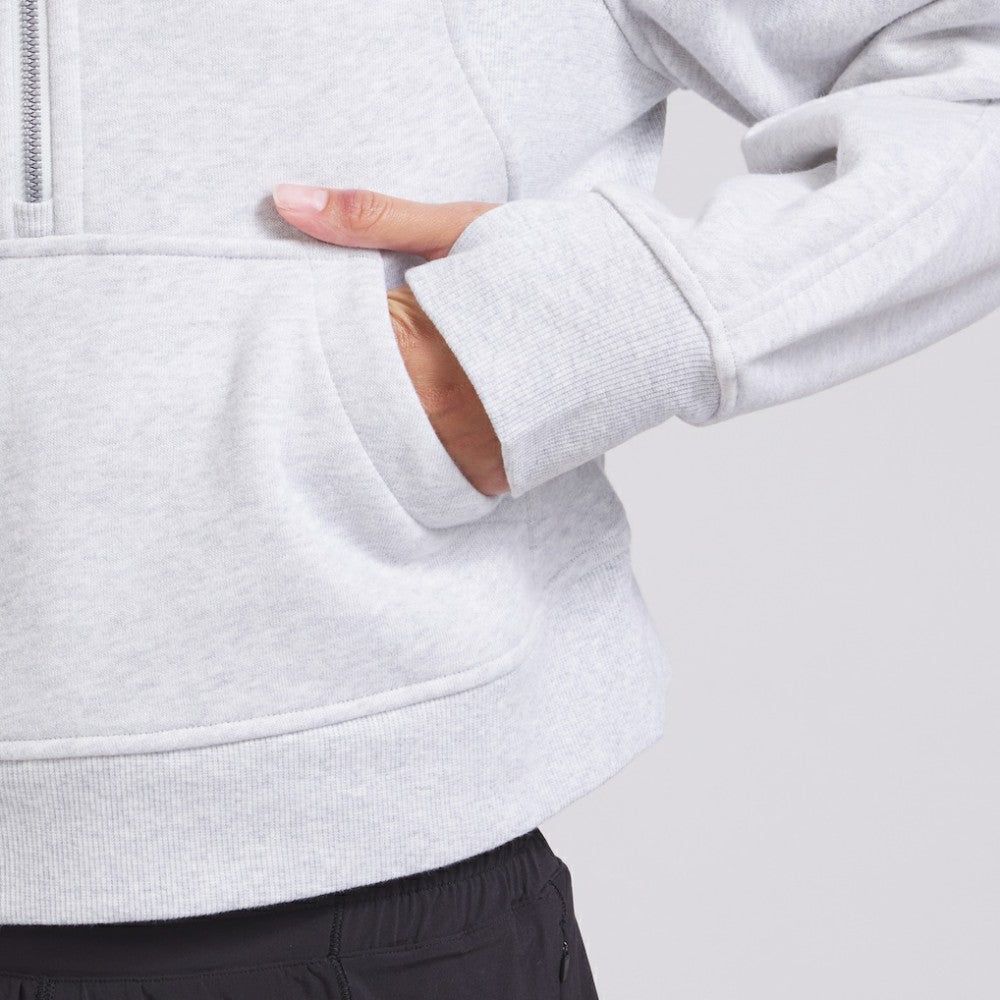 NHL Vegas Golden Knights lululemon Women's Scuba Oversized Half-Zip Hoodie - Heathered Core Ultra Light Grey