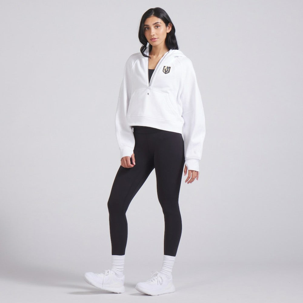 NHL Vegas Golden Knights lululemon Women's Scuba Oversized Half-Zip Hoodie - White