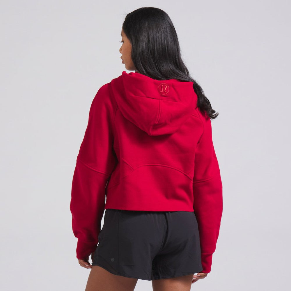 NHL Montreal Canadiens lululemon Women's Scuba Oversized Half-Zip Hoodie - True Red