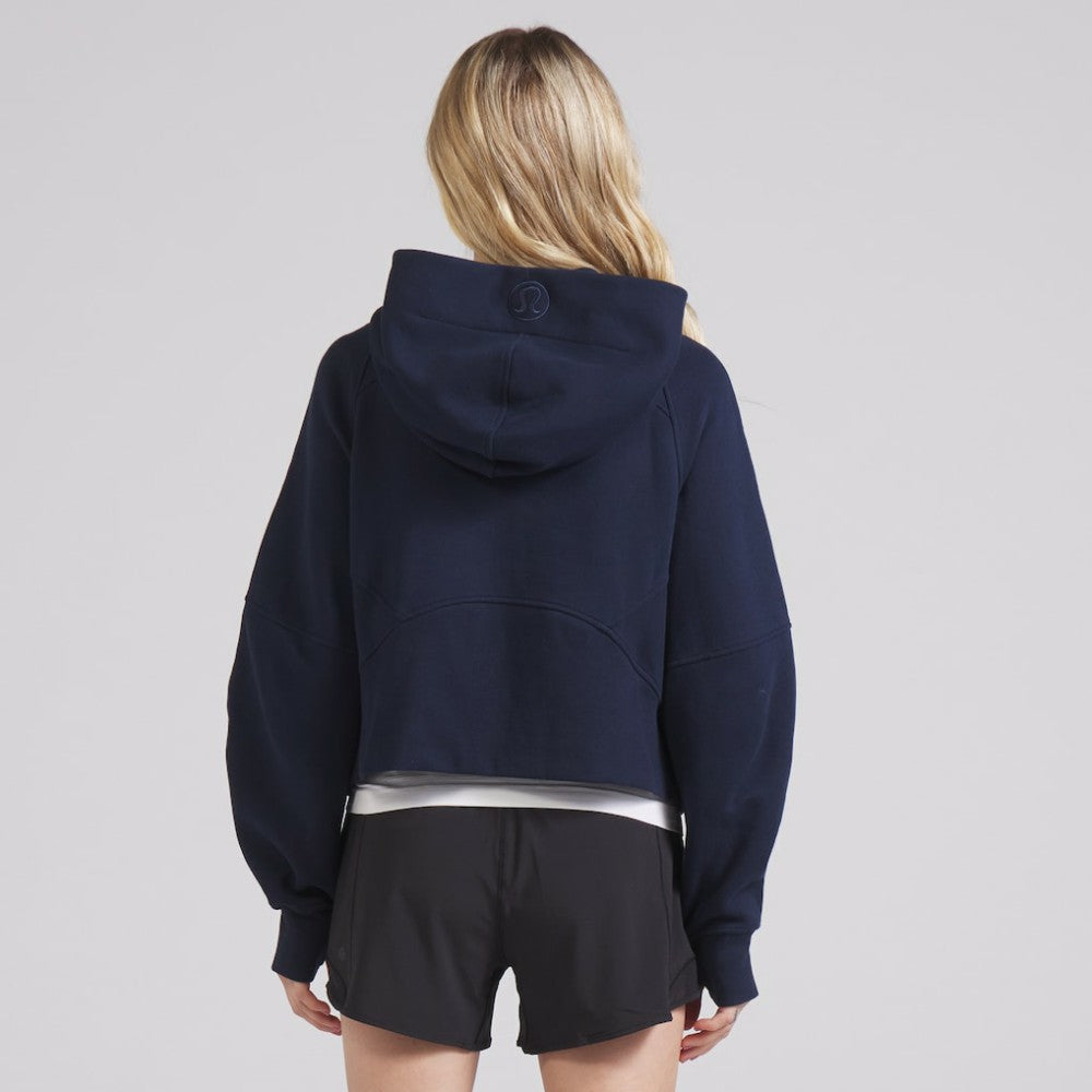 NHL Seattle Kraken lululemon Women's Scuba Oversized Half-Zip Hoodie - True Navy
