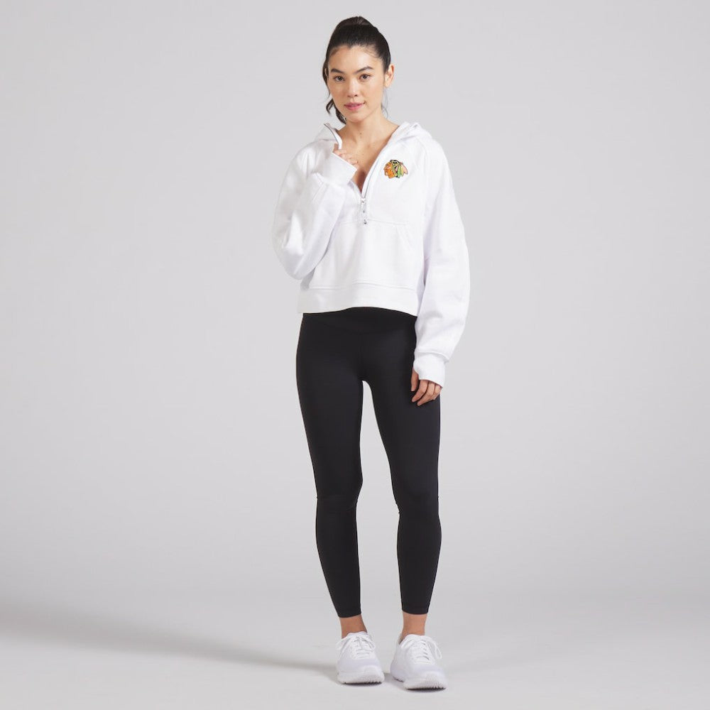 NHL Chicago Blackhawks lululemon Women's Scuba Oversized Half-Zip Hoodie - White