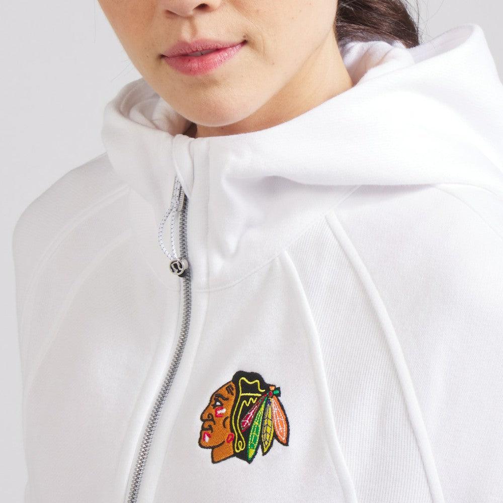 NHL Chicago Blackhawks lululemon Women's Scuba Oversized Half-Zip Hoodie - White
