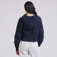 NHL Edmonton Oilers lululemon Women's Scuba Oversized Half-Zip Hoodie - True Navy