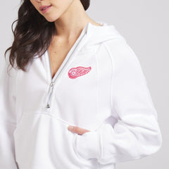 NHL Detroit Red Wings lululemon Women's Scuba Oversized Half-Zip Hoodie - White