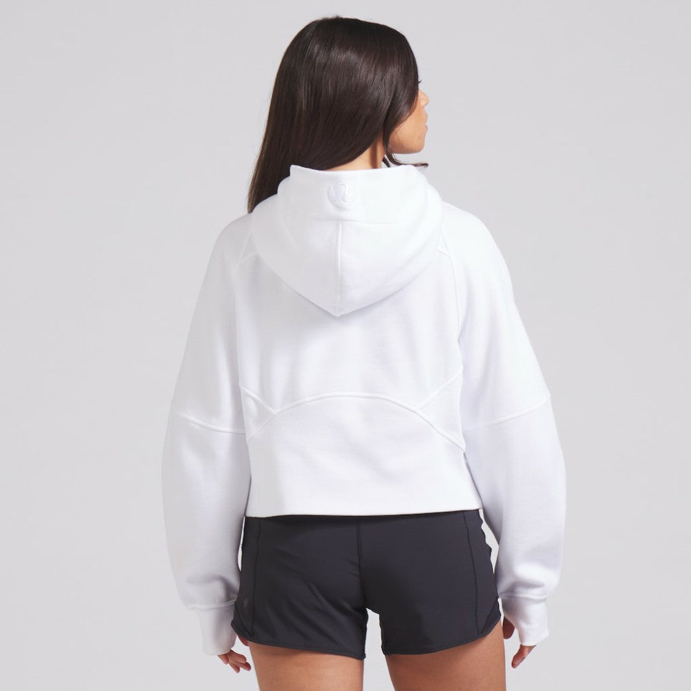 NHL Edmonton Oilers lululemon Women's Scuba Oversized Half-Zip Hoodie - White