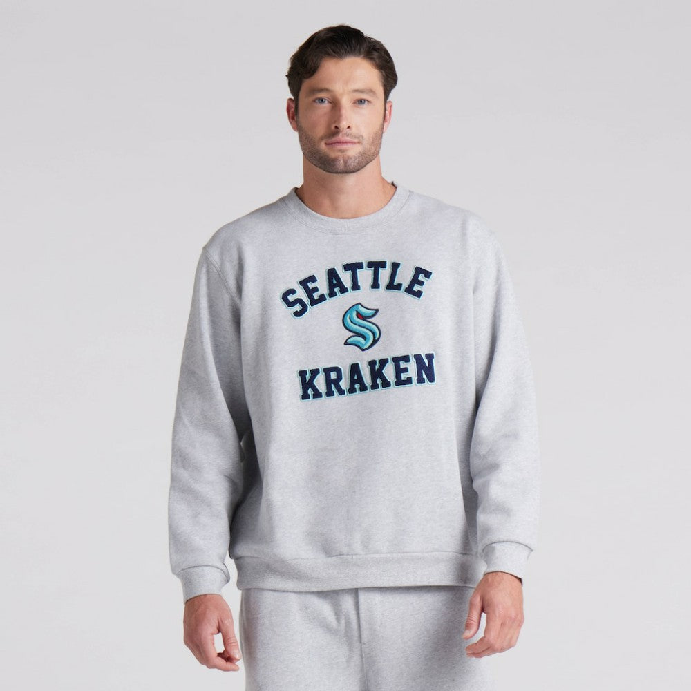 NHL Seattle Kraken lululemon Steady State Crew - Heathered Core Ultra Light Grey