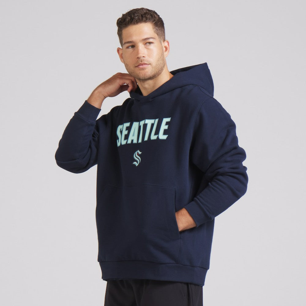 NHL Seattle Kraken lululemon Steady State Pullover Hoodie - True Navy