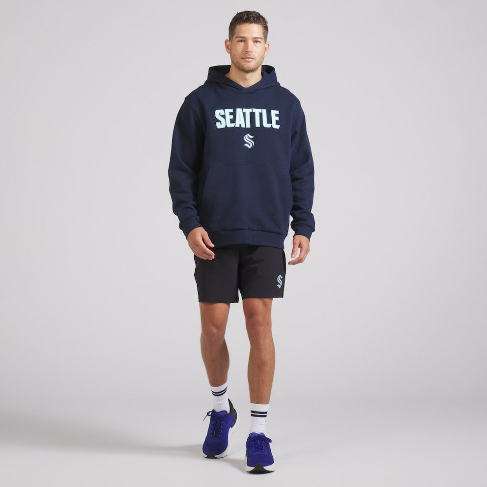 NHL Seattle Kraken lululemon Steady State Pullover Hoodie - True Navy