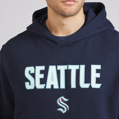 NHL Seattle Kraken lululemon Steady State Pullover Hoodie - True Navy