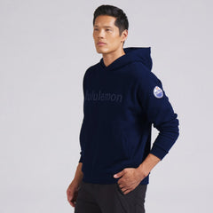 NHL Edmonton Oilers lululemon Steady State Pullover Hoodie - True Navy