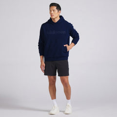 NHL Edmonton Oilers lululemon Steady State Pullover Hoodie - True Navy