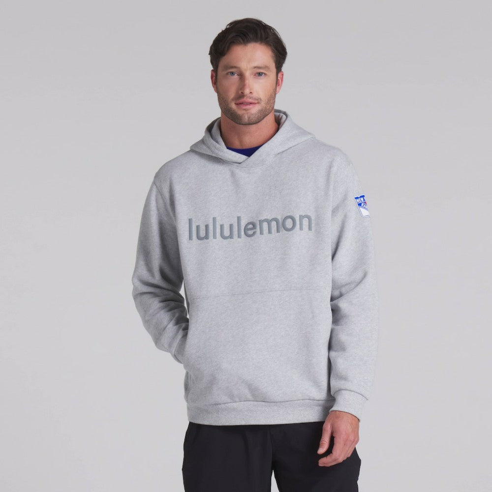 NHL New York Rangers lululemon Steady State Pullover Hoodie - Heathered Silver Drop